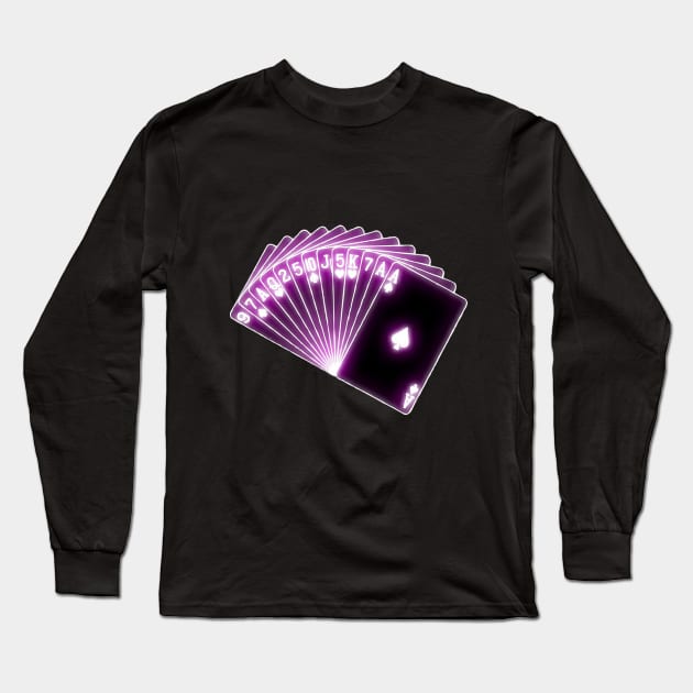 Cards new trend design Long Sleeve T-Shirt by A.M.H